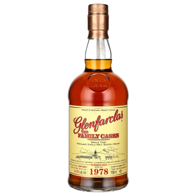 zdjęcie produktu GLENFARCLAS FAMILY 1978-2022 0,7 44,6% 1