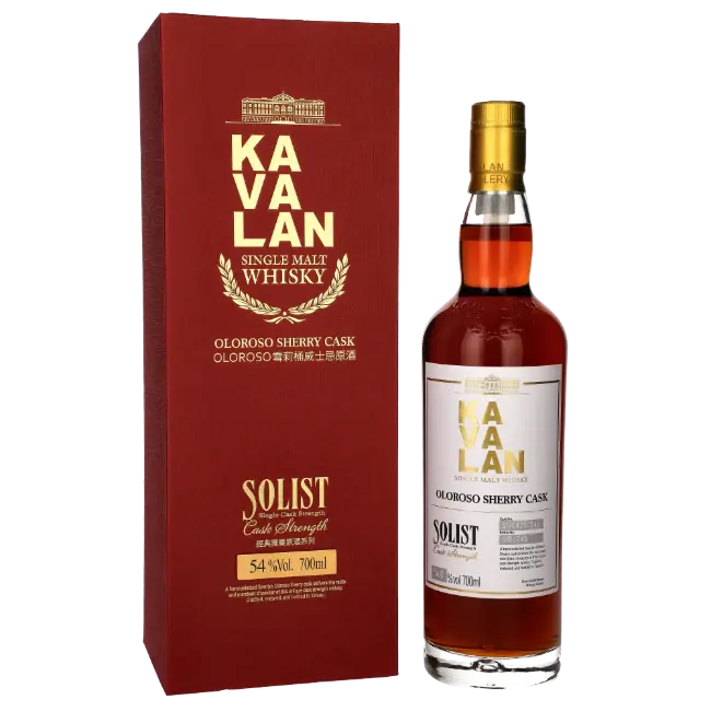 zdjęcie produktu KAVALAN SOLIST OLOROSO SHERRY SINGLE CASK STRENGTH 54% 0,7L 0