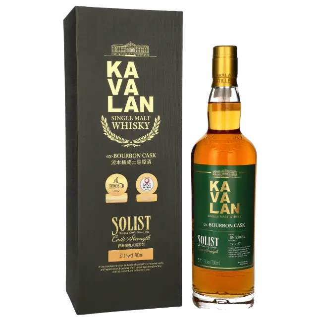 zdjęcie produktu KAVALAN SOLIST BOURBON SINGLE CASK STRENGTH 57,1% 0,7L 0