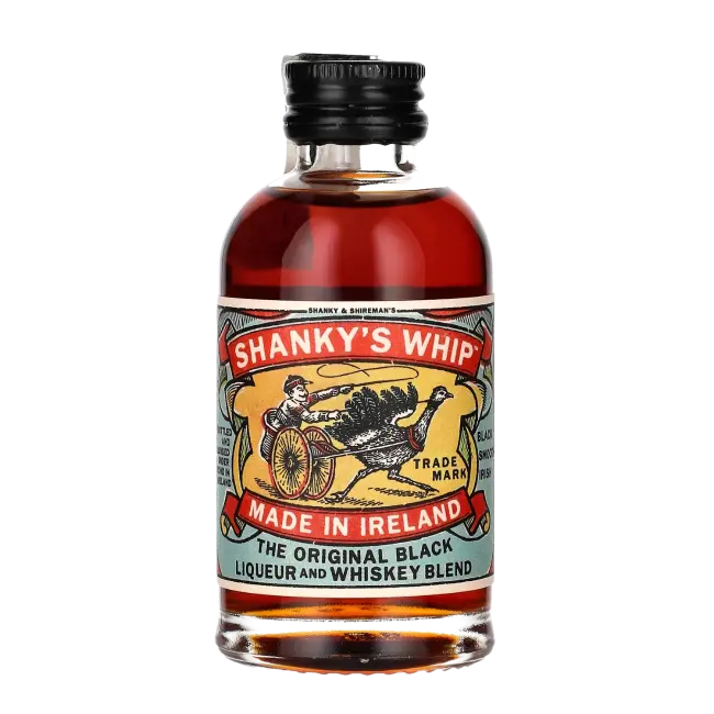 zdjęcie produktu Miniaturka Shanky's Whip Black Irish Whiskey Liqueur 33% 0,05L 0