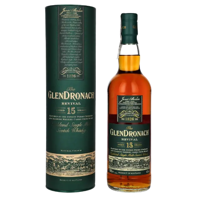 zdjęcie produktu GLENDRONACH 15 Y REVIVAL 46% 0,7L 0