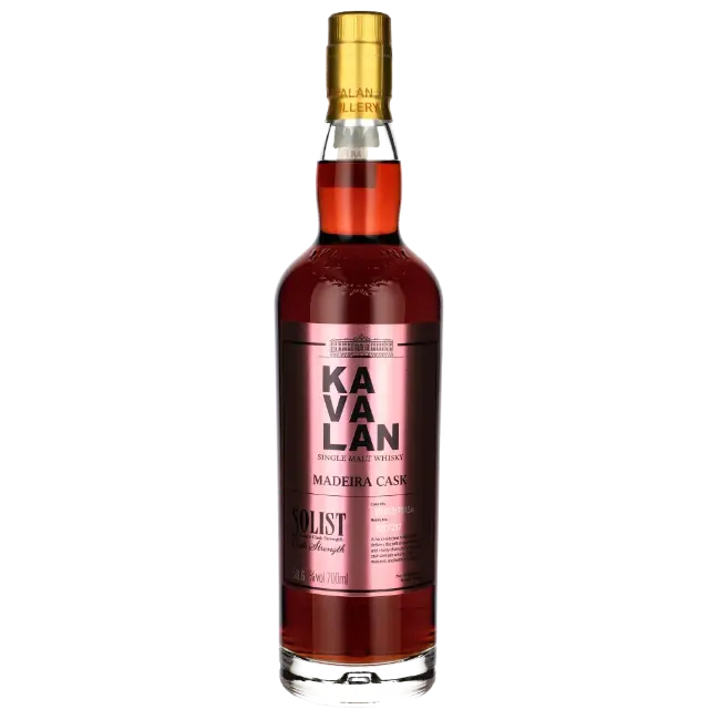 zdjęcie produktu KAVALAN SOLIST MADEIRA SINGLE CASK STRENGTH 58,6% 0,7L 1