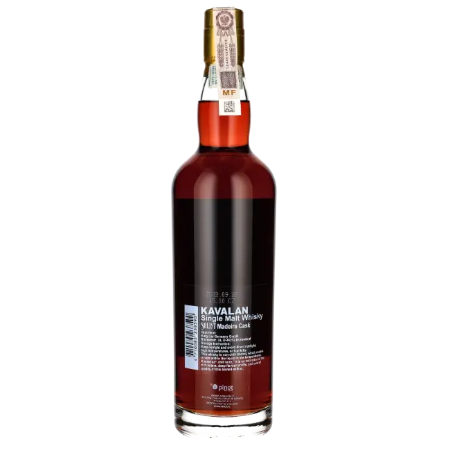 zdjęcie produktu KAVALAN SOLIST MADEIRA SINGLE CASK STRENGTH 58,6% 0,7L 2