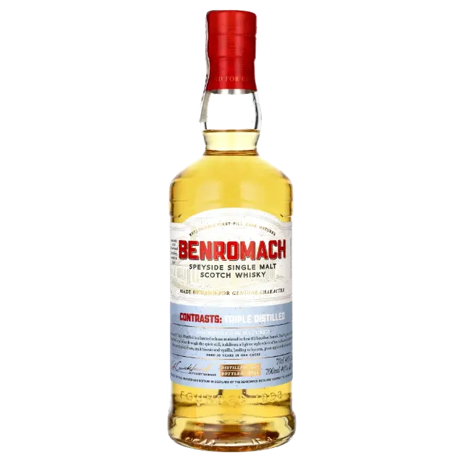 zdjęcie produktu BENROMACH TRIPLE DISTILLED 46% 0,7L 1