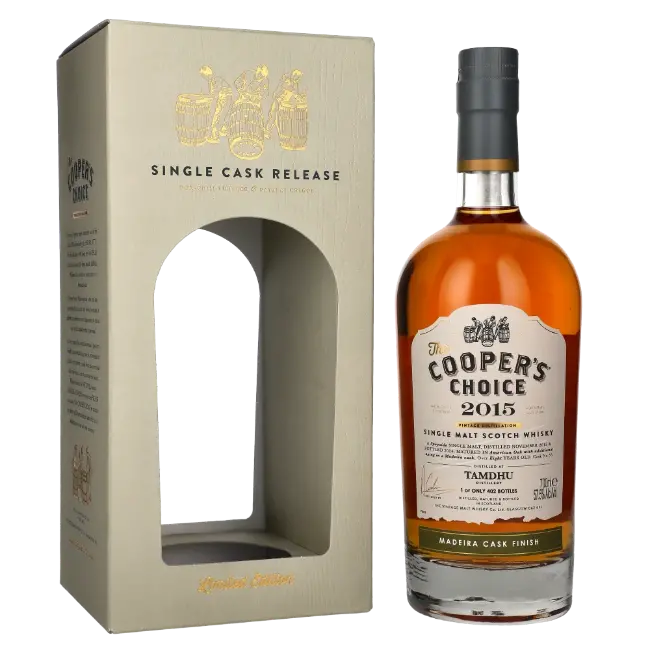 zdjęcie produktu COOPERS CHOICE TAMDHU 8 Y 2015/2024 MADEIRA CASK FINISH 57,5% 0,7L 0