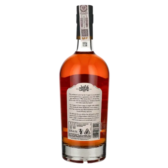 zdjęcie produktu COOPERS CHOICE GLEN MORAY 8YO 58,5% 0,7L 2