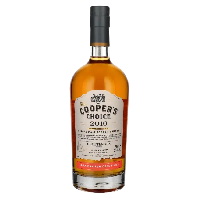 zdjęcie produktu COOPERS CHOICE CROFTENGEA 7 Y 2016/2024 JAMAICA RUM CASK FINISH 53% 0,7L 1