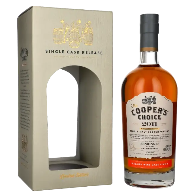 zdjęcie produktu COOPERS CHOICE BENRINNES 13 Y 2011/2024 MALAGA CASK FINISH 51,5% 0,7L 0