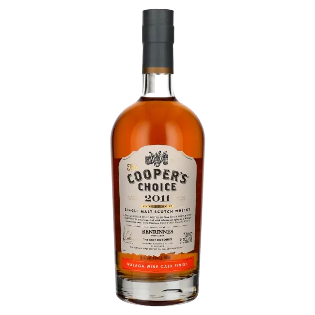zdjęcie produktu COOPERS CHOICE BENRINNES 13 Y 2011/2024 MALAGA CASK FINISH 51,5% 0,7L 1