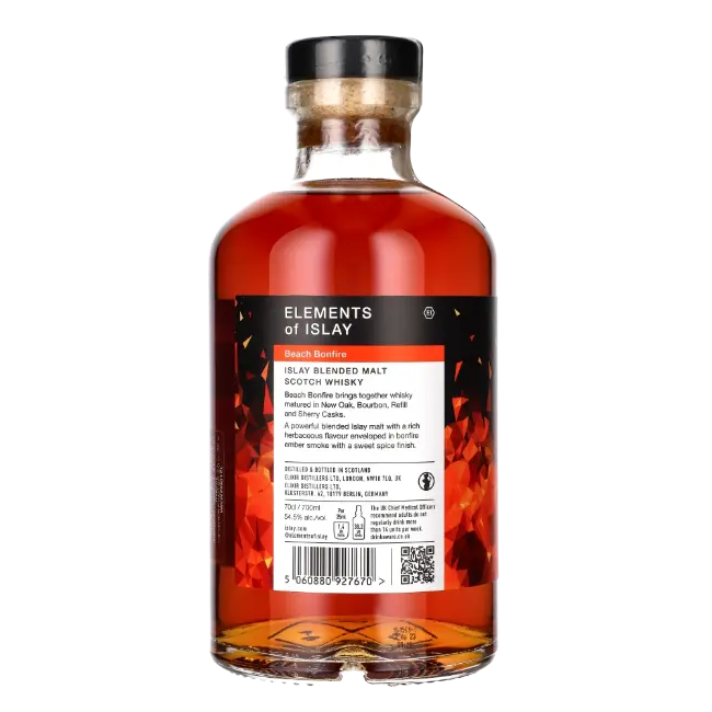 zdjęcie produktu ELEMENTS OF ISLAY BEACH BONFIRE 54,5% 0,7L 1