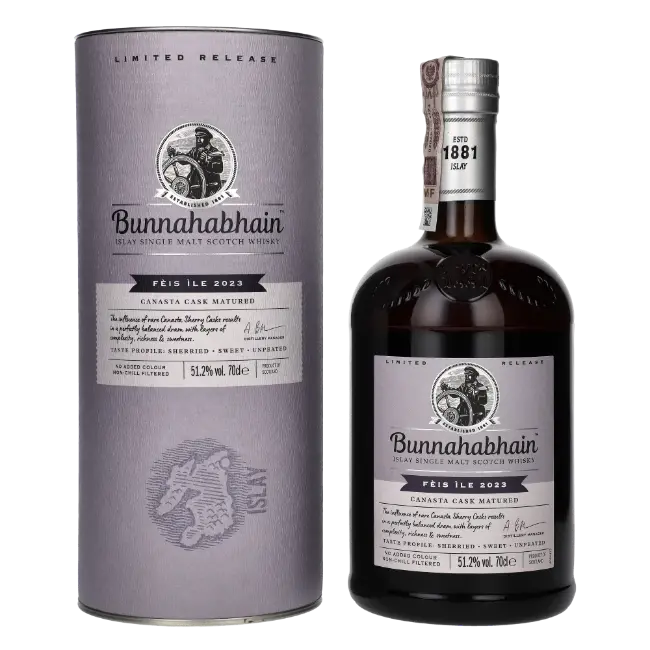 zdjęcie produktu BUNNAHABHAIN 51,2% FI CANASTA 0,7L 0