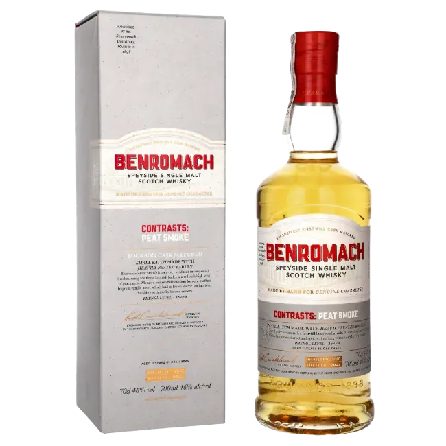 zdjęcie produktu BENROMACH PEAT SMOKE 10/21 46% 0,7L 0