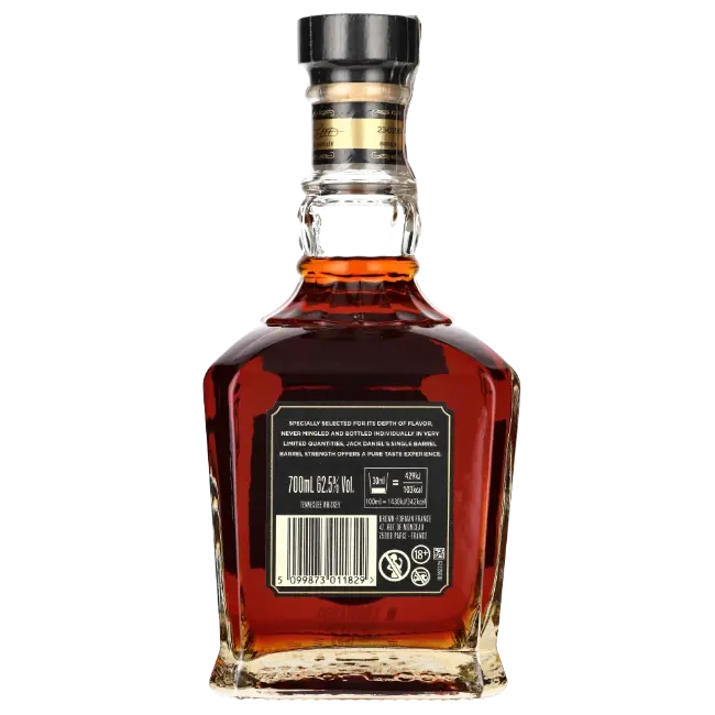 zdjęcie produktu  JACK DANIELS SINGLE B.STR. 62,5% 0,7L 2