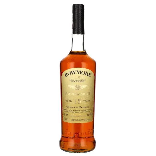 zdjęcie produktu BOWMORE 15Y GOLDEN AND ELEGANT ASTON MARTIN 43% 1L 1