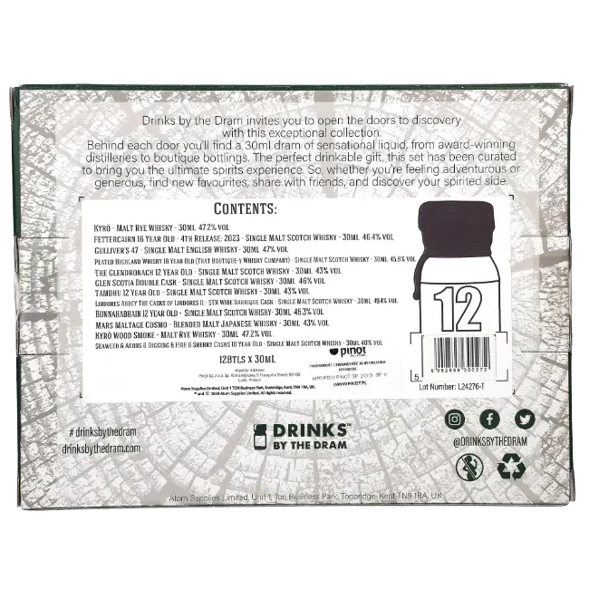 zdjęcie produktu WHISKY COLLECTION 12 x 0,03L ZESTAW 1
