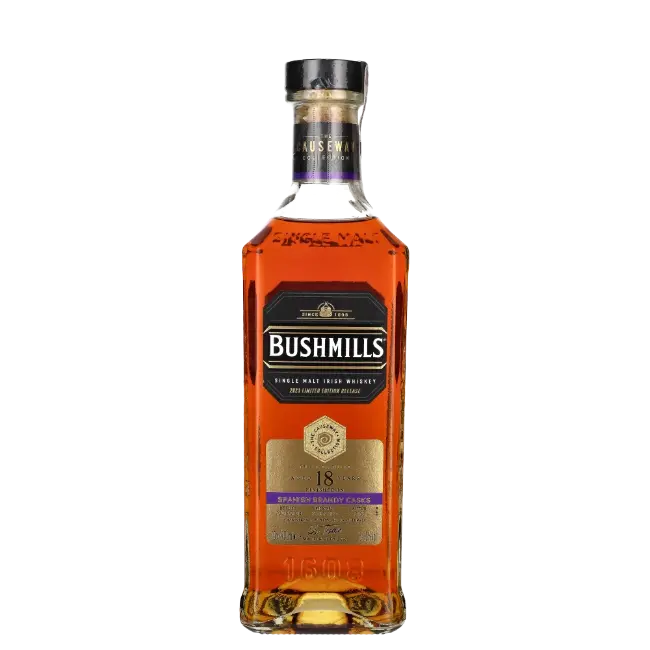 zdjęcie produktu BUSHMILLS 18 Y SPANISH BRANDY 54,3% 0,7L 2