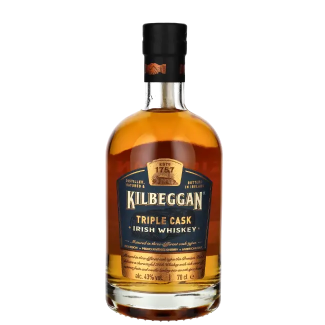 zdjęcie produktu WHISKY KILBEGGAN TRIPLE CASK 43% 0,7L 0