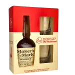 zdjęcie produktu WHISKY BN MAKERS MARK 45% 0,7L GP 2 SZKLANKI