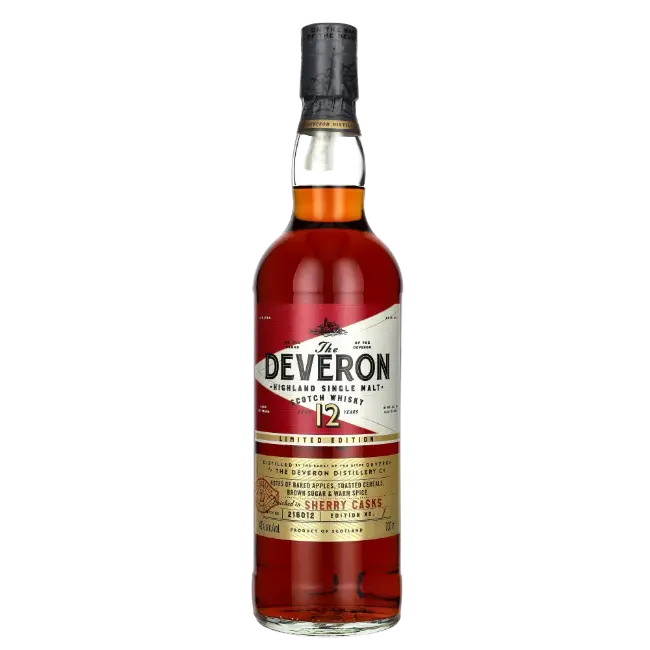 zdjęcie produktu THE DEVERON 12Y SHERRY CASK 40% 0,7L 1