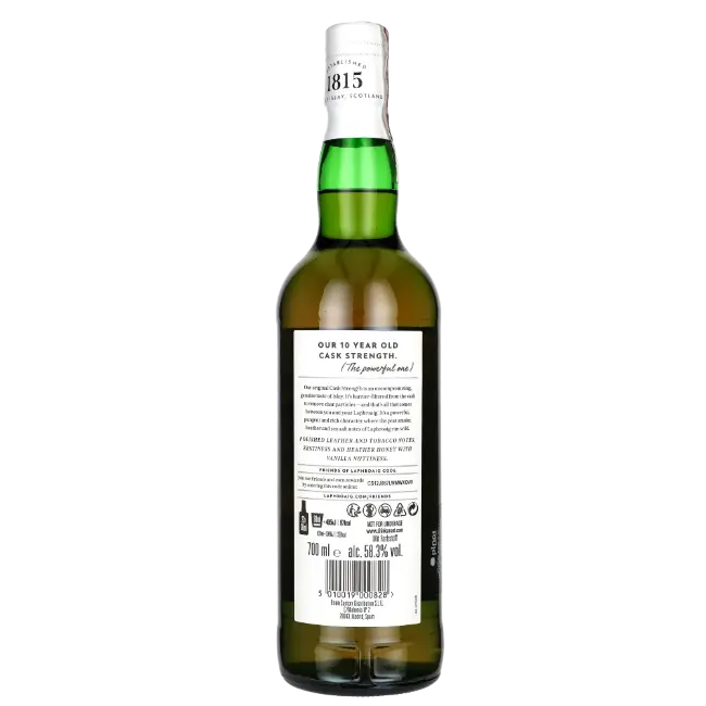 zdjęcie produktu LAPHROAIG 10 Y CASK STRENGTH 58,3% 0,7L 2