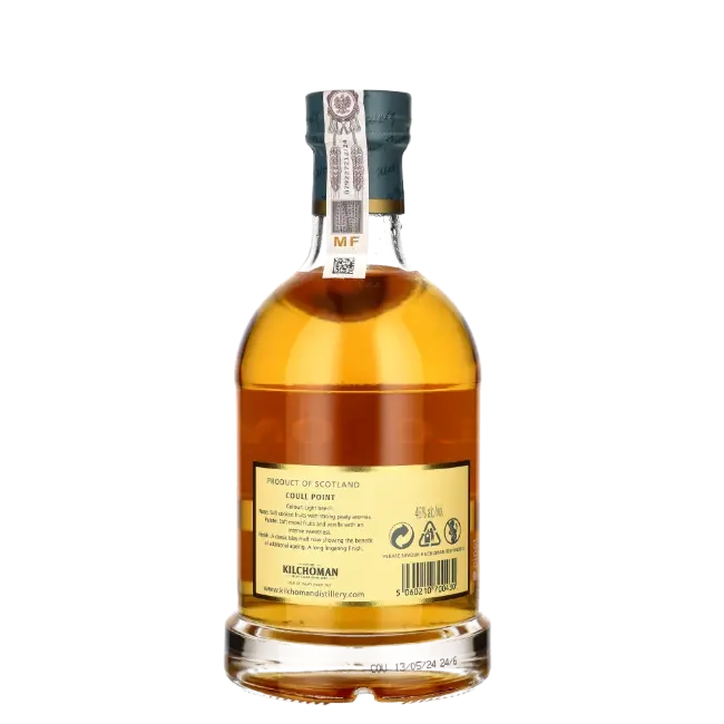 zdjęcie produktu WHISKY SM KILCHOMAN COULL POINT 46% 0,7L 2