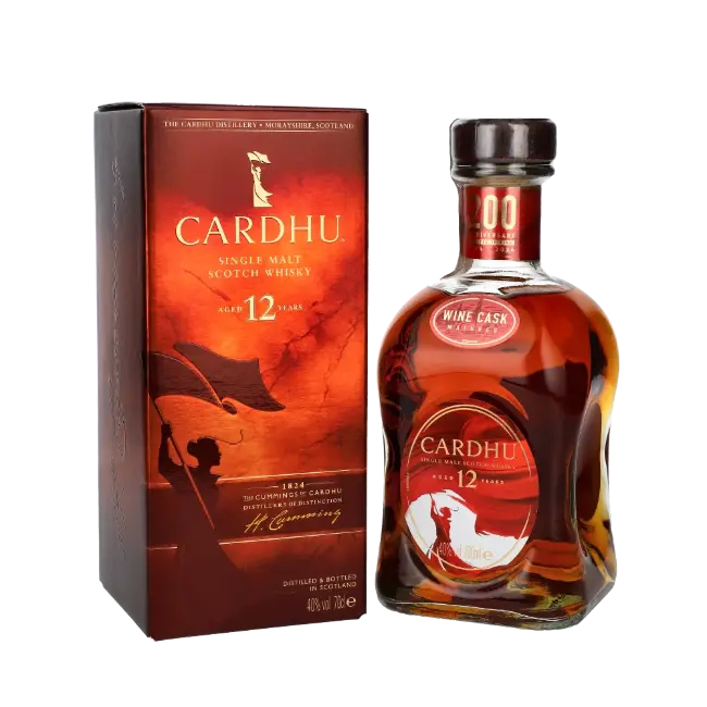 zdjęcie produktu CARDHU 12 Y WINE CASK 200TH 40% 0,7L 0
