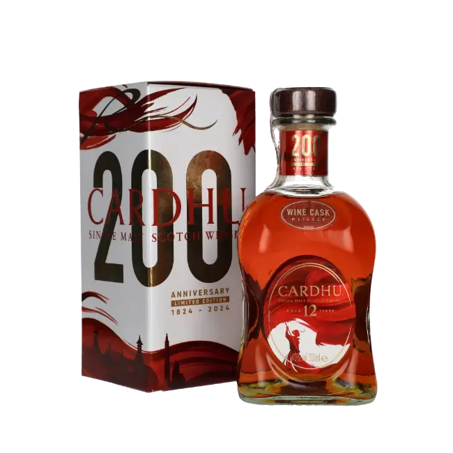 zdjęcie produktu CARDHU 12 Y WINE CASK 200TH ANNIVERSARY 40% 0,7L 2