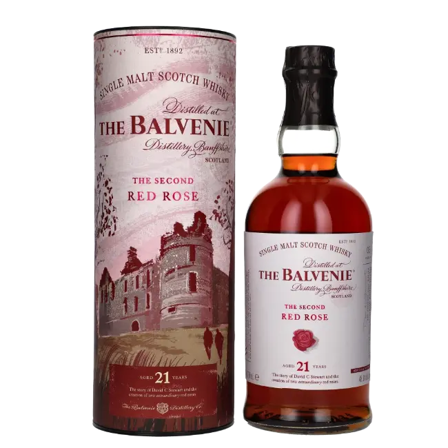 zdjęcie produktu WHISKY SM BALVENIE 21Y RED ROSE 48,1% 0,7L 0
