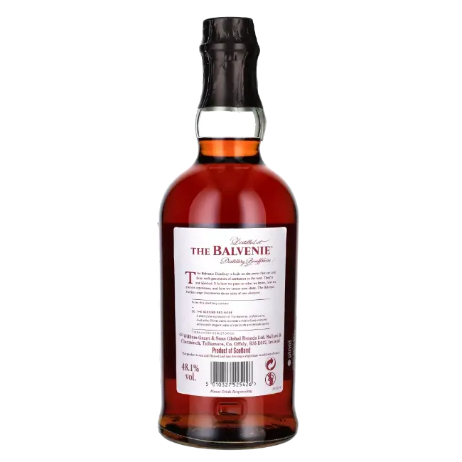 zdjęcie produktu WHISKY SM BALVENIE 21Y RED ROSE 48,1% 0,7L 2