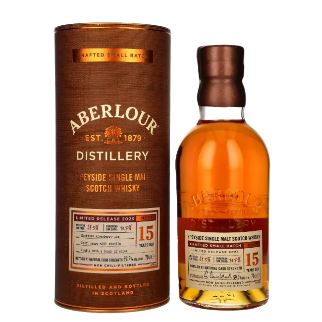 zdjęcie produktu WHISKY SM ABERLOUR 15Y SMALL BATCH 59,7% 0,7L 0