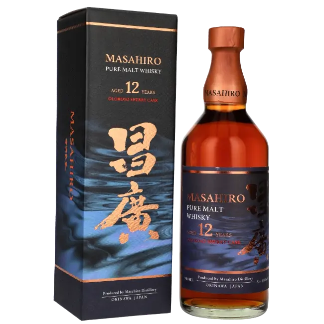 zdjęcie produktu WHISKY SM MASAHIRO 12Y OLOROSO SHERRY 43% 0,7L 0
