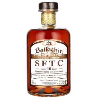 zdjęcie produktu EDRADOUR SFTC 10Y SHERRY 2009 59,1% 0,5L BEZ-OPAKOWANIA