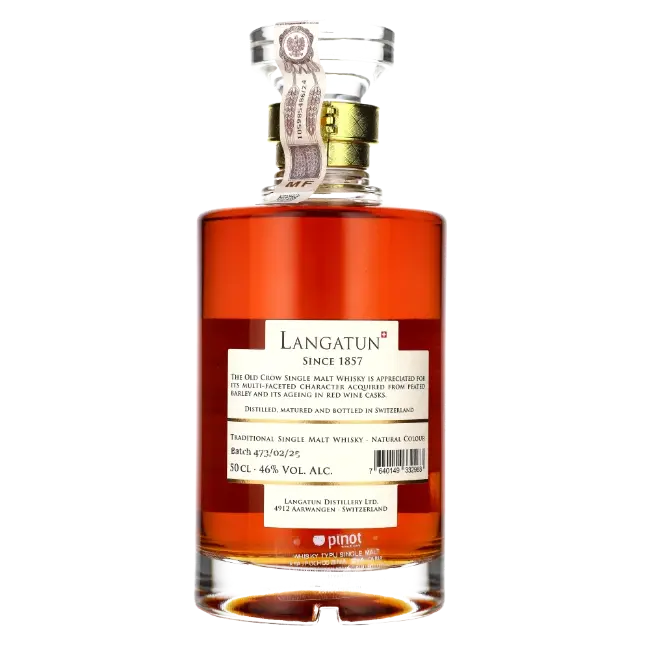 zdjęcie produktu LANGATUN OLD CROW PEATED 46% 0,5L 2