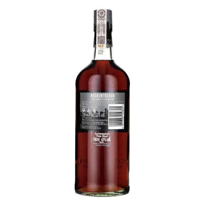 zdjęcie produktu WHISKY SM AUCHENTOSHAN THREE WOOD 43% 0,7L GB 2
