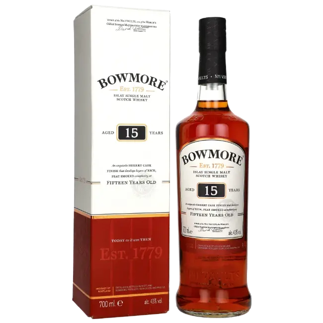 zdjęcie produktu BOWMORE 15YO 43% 0,7L 0