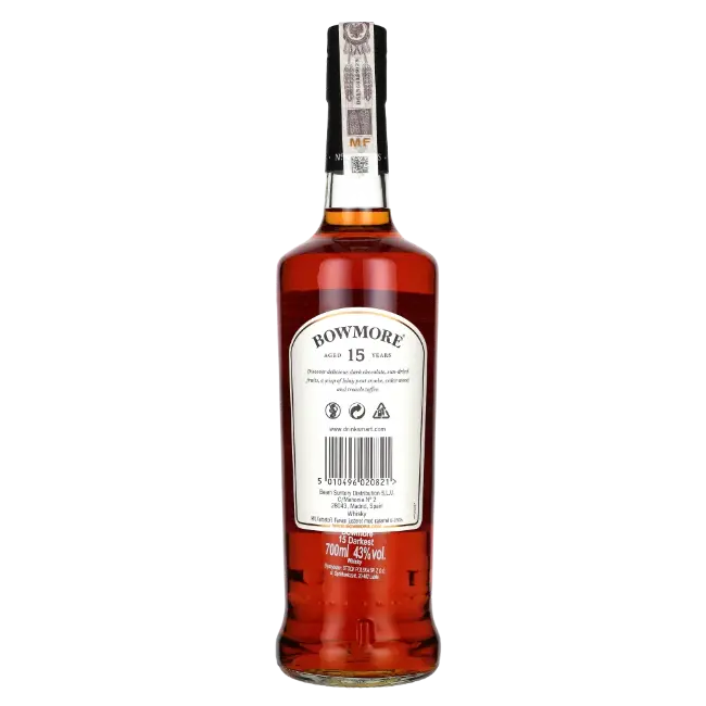 zdjęcie produktu BOWMORE 15YO 43% 0,7L 2