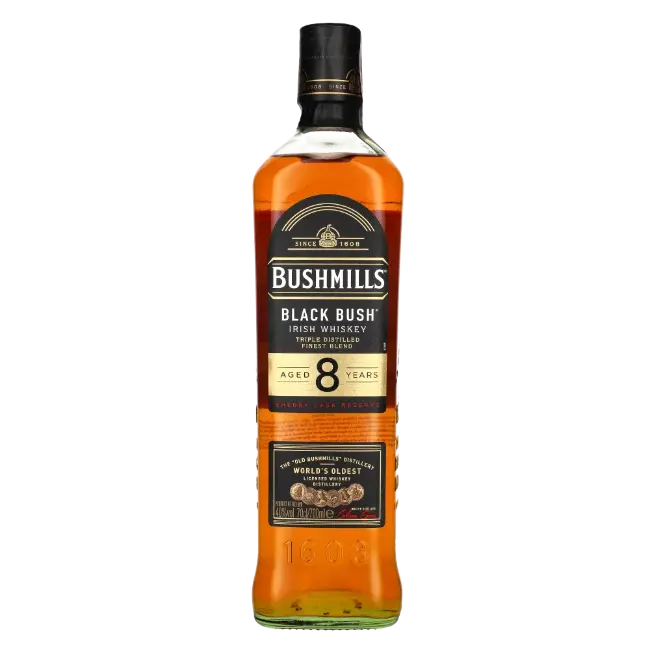 zdjęcie produktu BUSHMILLS BLACK BUSH 8 Y 40% 0,7L 0