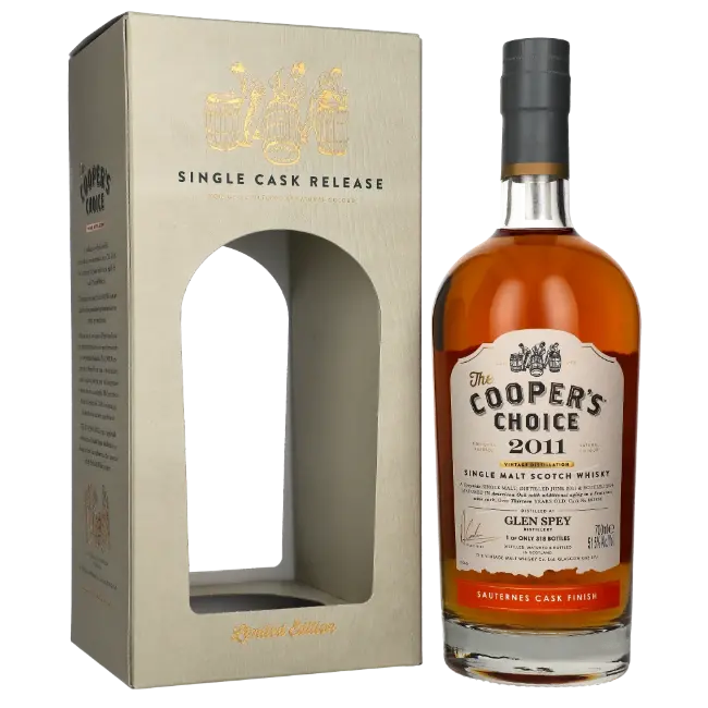 zdjęcie produktu COOPERS CHOICE GLEN SPEY 13Y 51,5% 0,7L 0