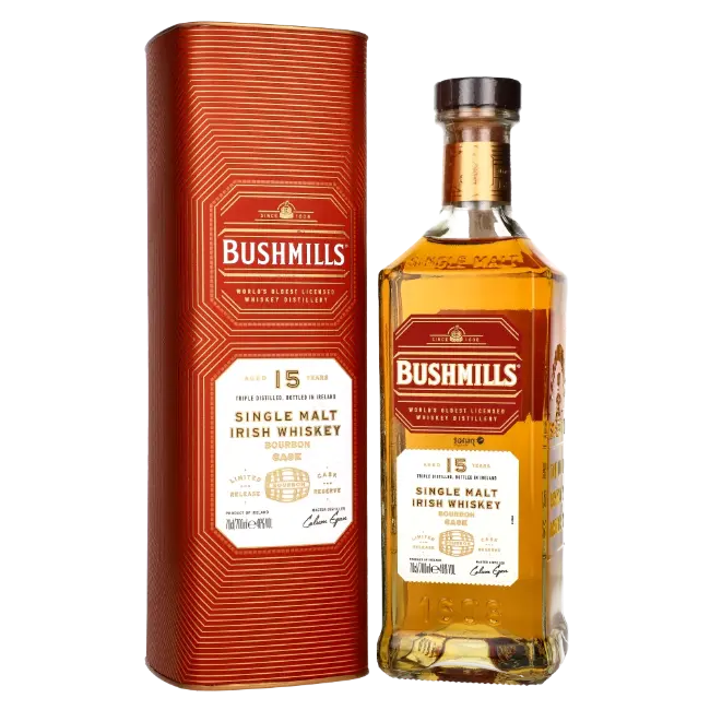 zdjęcie produktu BUSHMILLS BLACK BUSH 15 Y 46% 0,7L 0