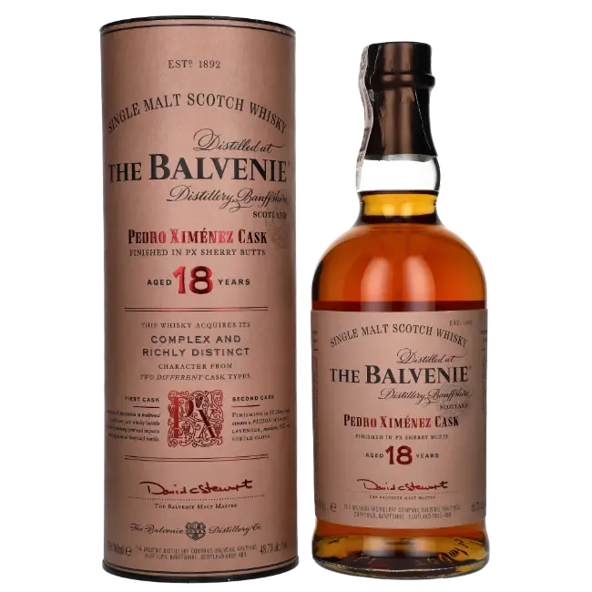 zdjęcie produktu BALVENIE 18Y SHERRY PX CASK 48,7% 0,7L 0