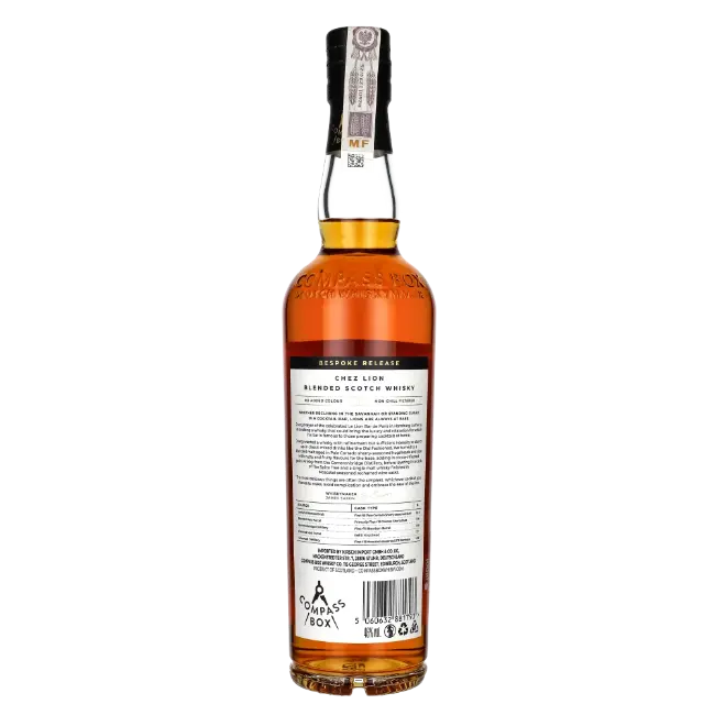 zdjęcie produktu COMPASS BOX CHEZ LION 46% 0,7L 1