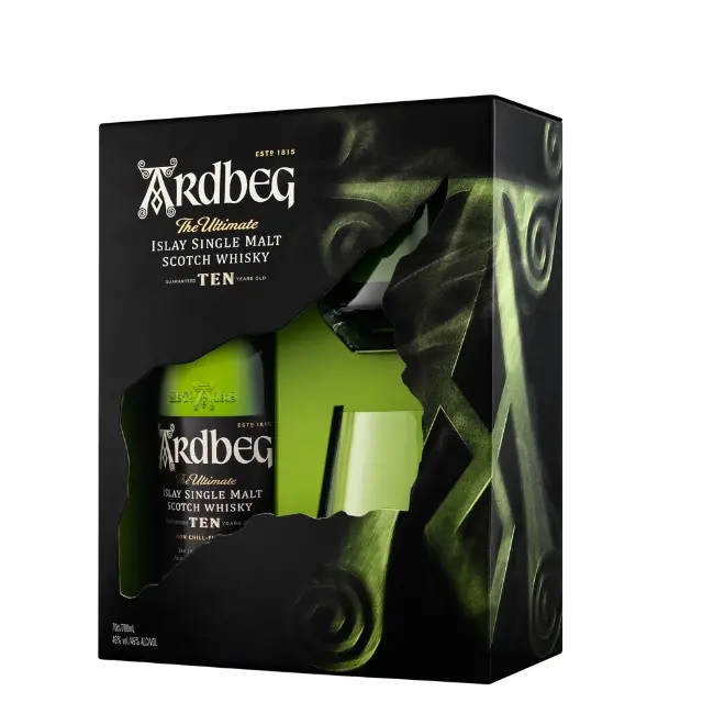 zdjęcie produktu ARDBEG 10 Y + DWIE SZKLANKI 46% 0,7L 1