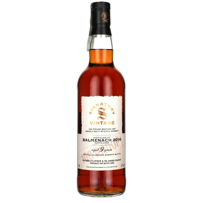 zdjęcie produktu BALMENACH 9Y 100 PROOF 2016 57,1% 0,7L 0