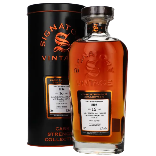 zdjęcie produktu SIGNATORY JURA 16 Y 2009 / 2025 54,2% 0,7L 0