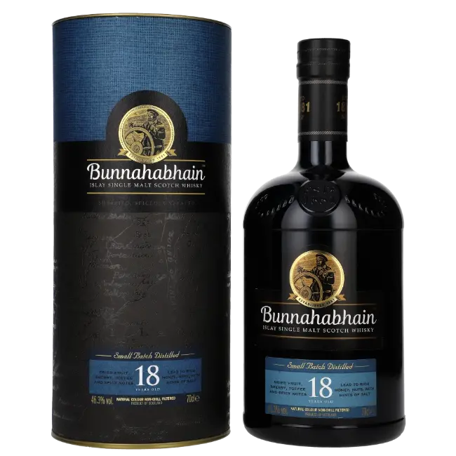zdjęcie produktu BUNNAHABHAIN 18Y 46,3% 0,7L 0