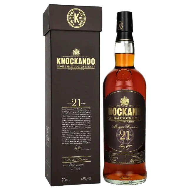 zdjęcie produktu KNOCKANDO 21Y COFFRET 43% 0,7L 0