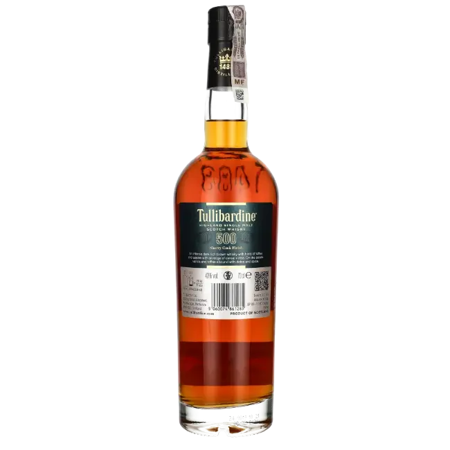 zdjęcie produktu TULLIBARDINE 500 SHERRY 43% 0,7L 2