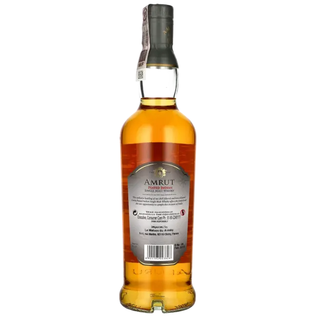 zdjęcie produktu AMRUT PEATED INDIAN MALT 46% 0,7L 2