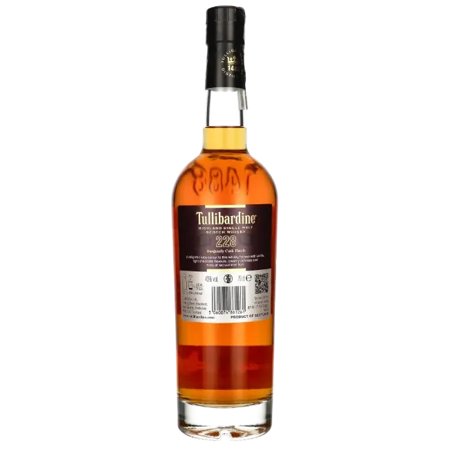 zdjęcie produktu TULLIBARDINE 228 BURGUNDY 43% 0,7L 2