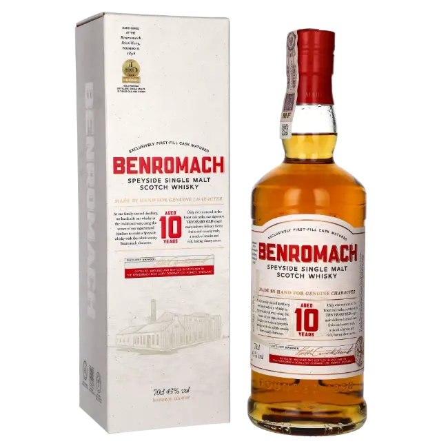 zdjęcie produktu BENROMACH 10Y NEW WHITE 43% 0,7L 2